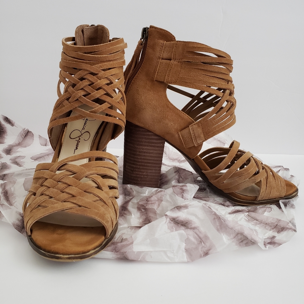 Jessica Simpson suede sandals Size 8